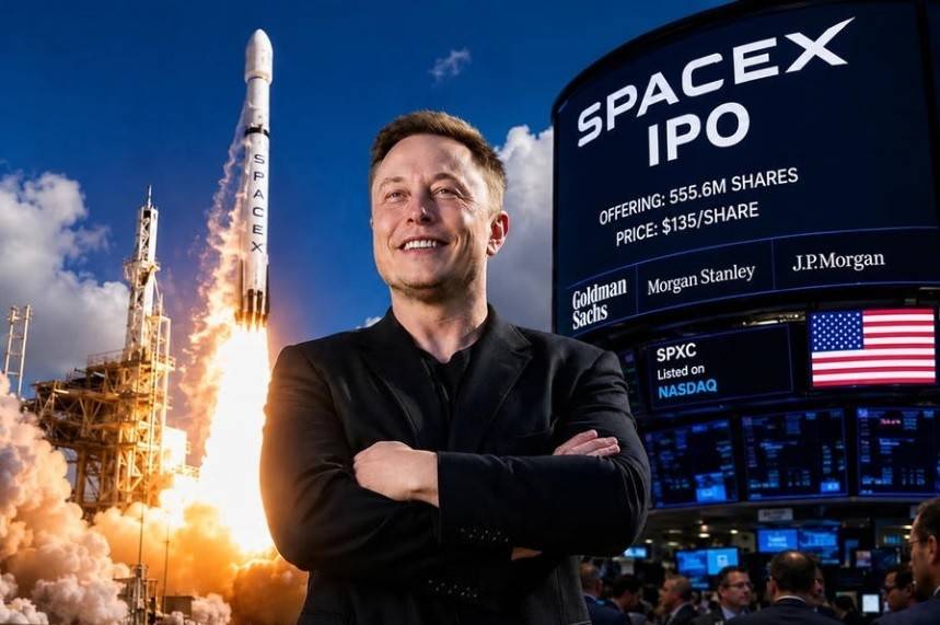 Tập đoàn Công nghệ Khai phá Không gian, viết tắt theo tiếng Anh SpaceX, là một công ty tư nhân Mỹ chuyên sản xuất tên lửa đẩy và tàu vũ trụ có trụ sở tại Hawthorne, California. Tập đoàn Công nghệ Khai phá Không gian, viết tắt theo tiếng Anh SpaceX, là một công ty tư nhân Mỹ chuyên sản xuất tên lửa đẩy và tàu vũ trụ có trụ sở tại Hawthorne, California.